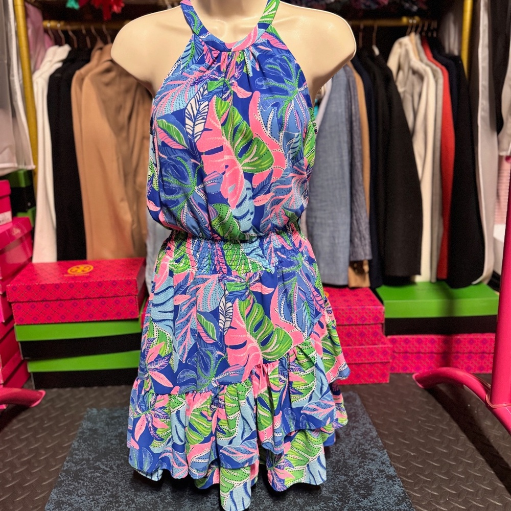 Lilly Pulitzer Pamelyn Lileeze Dress - Blue Grotto (Size 00)